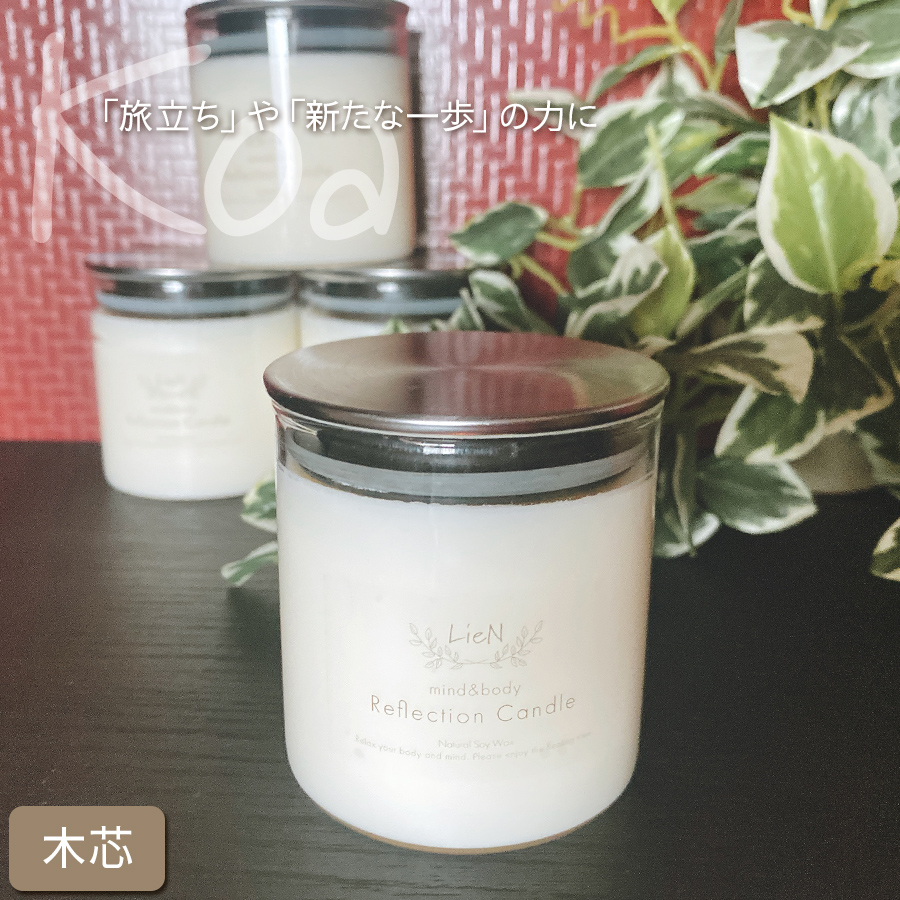 【Koa（コア）】シンプル ソイキャンドル 木芯